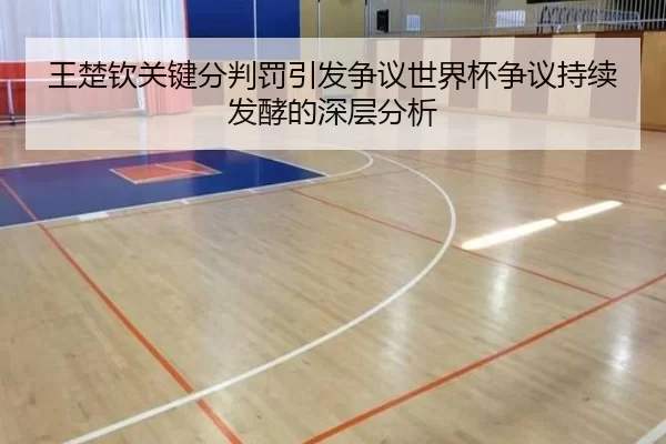 王楚钦关键分判罚引发争议世界杯争议持续发酵的深层分析 | starsports